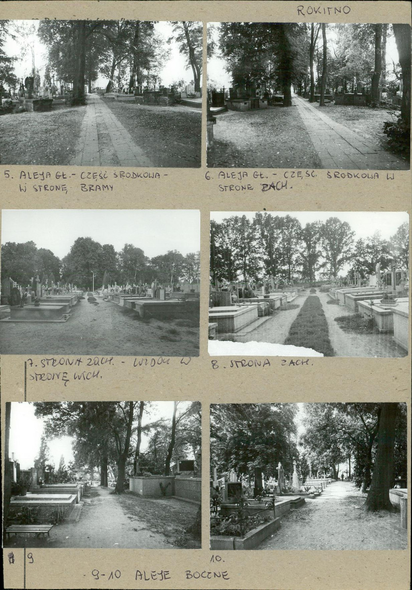 Karta cmentarza, skan nr 5