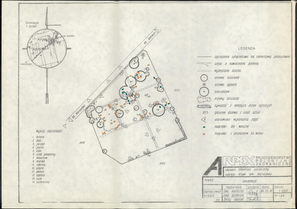 Karta cmentarza, skan nr 3