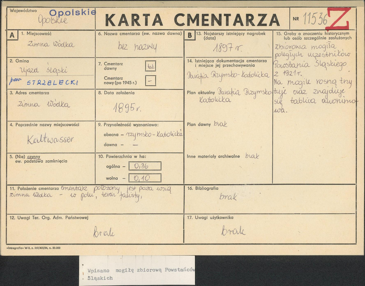 Karta cmentarza, skan nr 1