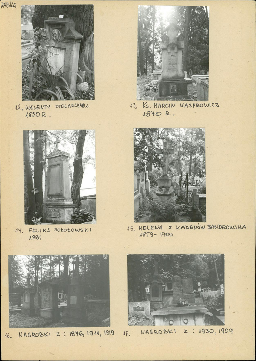 Karta cmentarza, skan nr 6