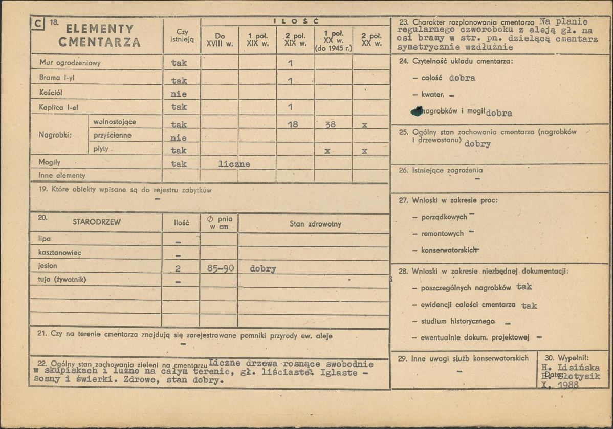 Karta cmentarza, skan nr 10