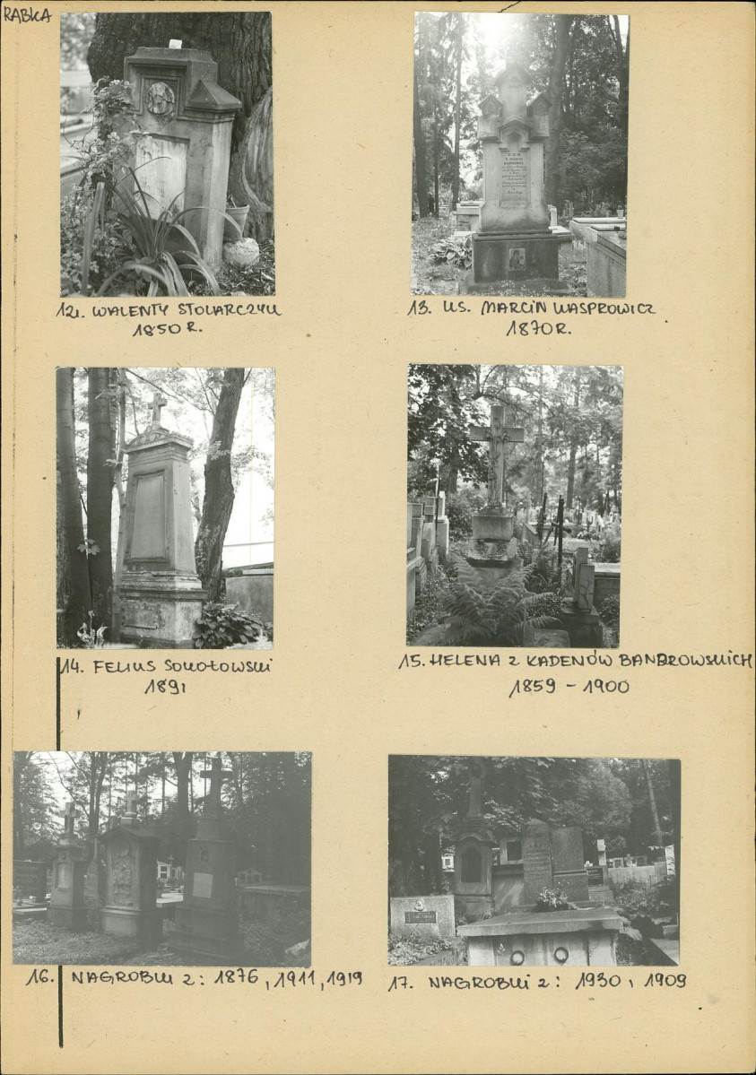 Karta cmentarza, skan nr 14