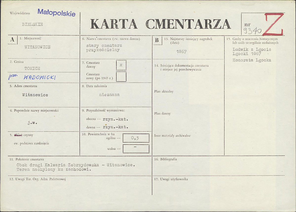 Karta cmentarza, skan nr 1
