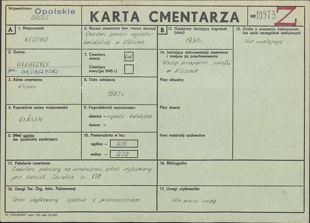 Karta cmentarza, skan nr 1