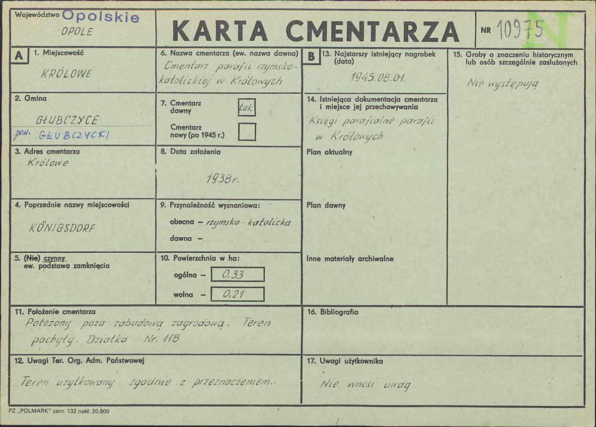 Karta cmentarza, skan nr 1