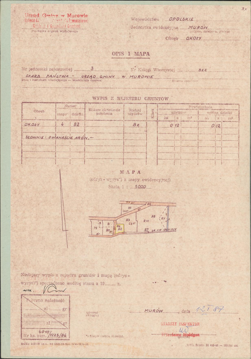 KC - Karta cmentarza, skan nr 3