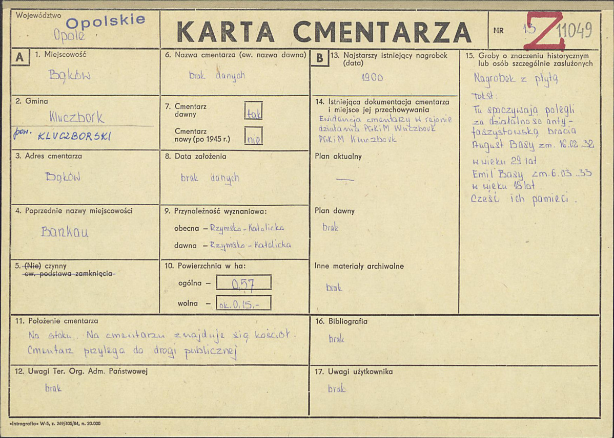 Karta cmentarza, skan nr 1
