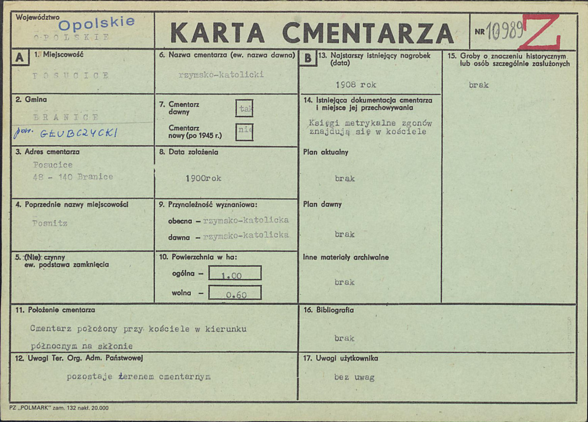 Karta cmentarza, skan nr 1