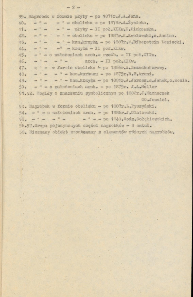 Karta cmentarza, skan nr 5