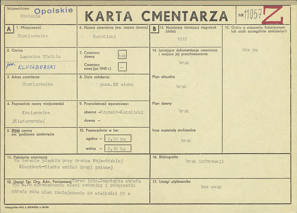 Karta cmentarza, skan nr 1