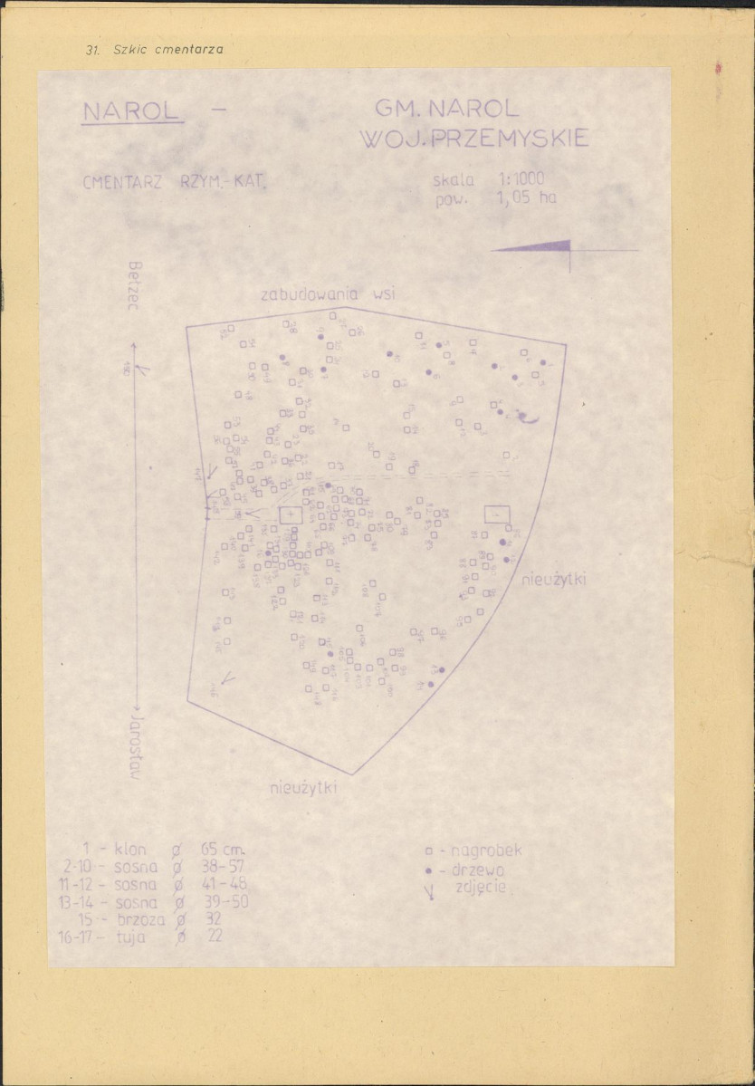 Karta cmentarza, skan nr 3