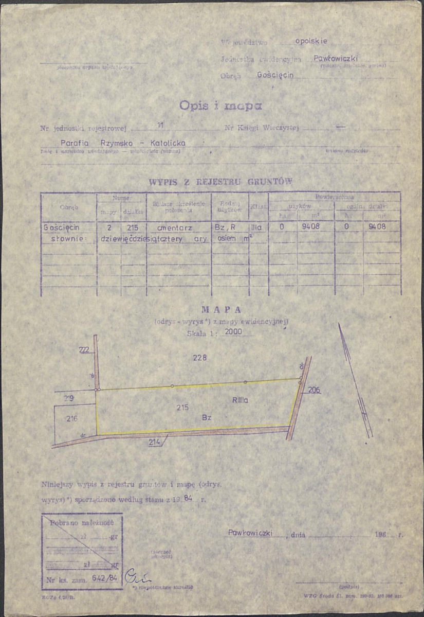 Karta cmentarza, skan nr 3