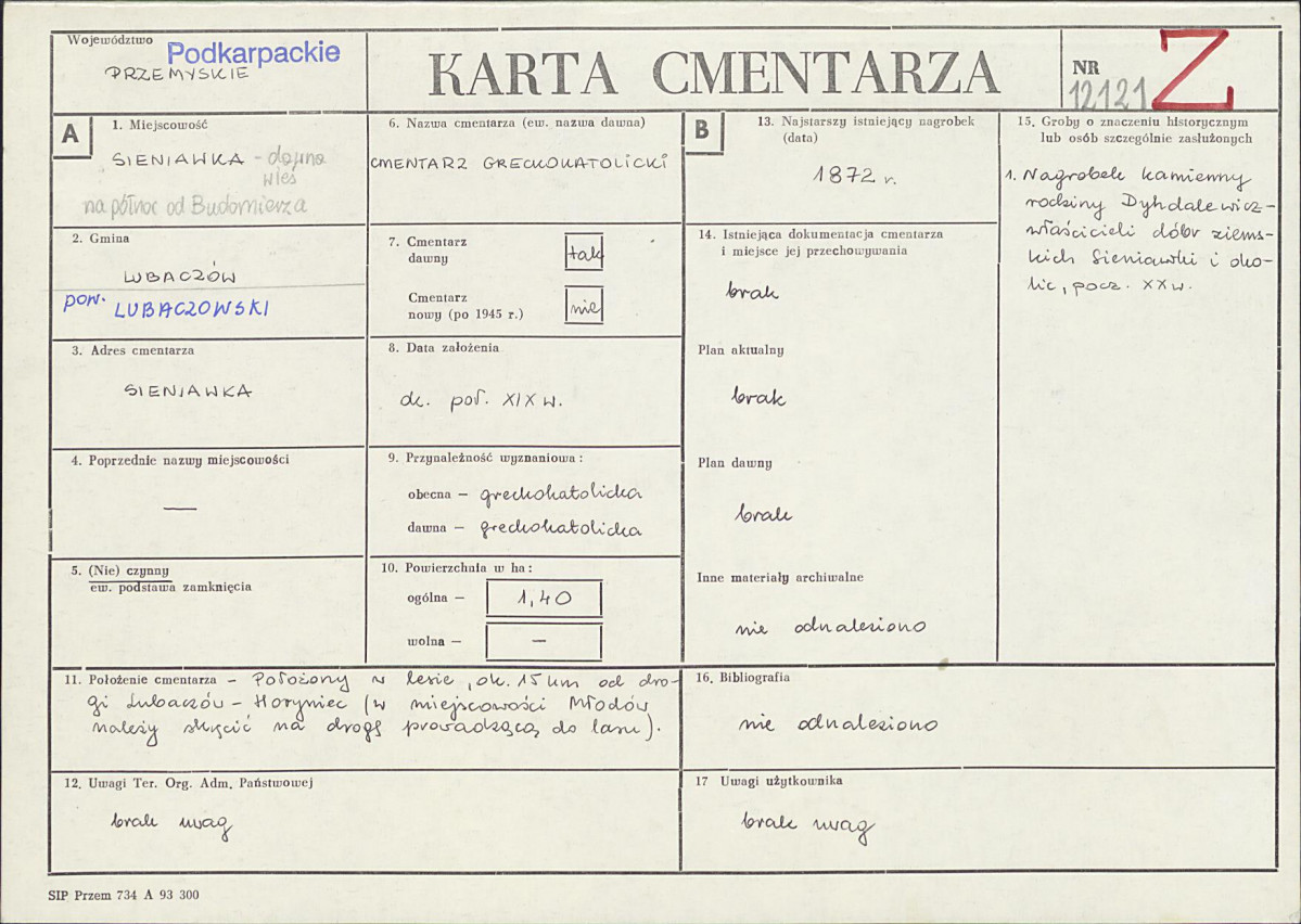 Karta cmentarza, skan nr 1