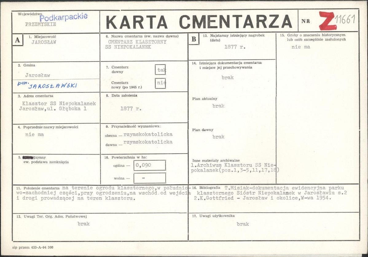 Karta cmentarza, skan nr 1
