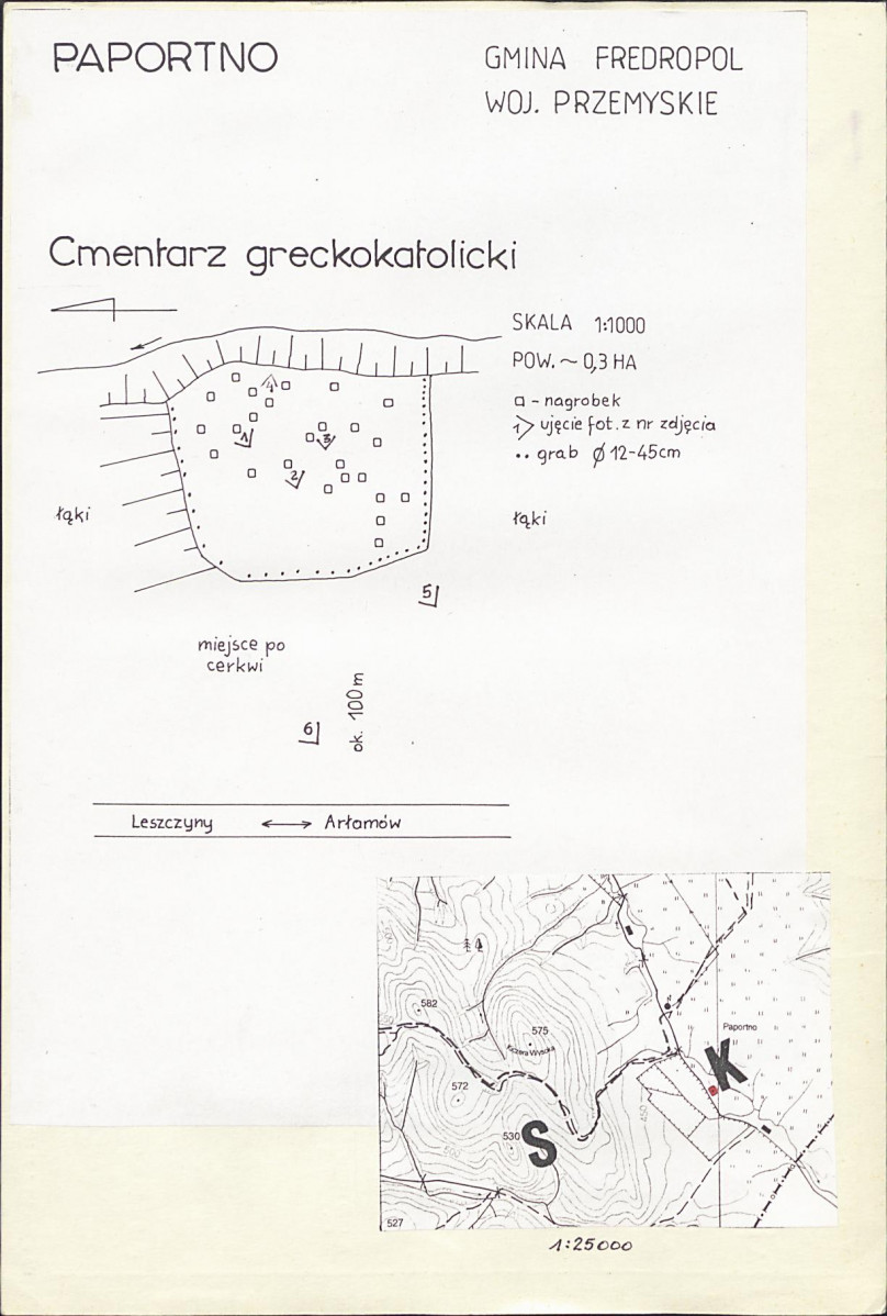 Karta cmentarza, skan nr 3