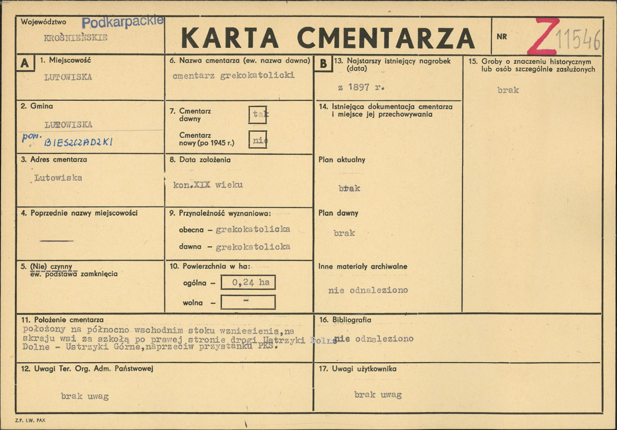 Karta cmentarza, skan nr 1
