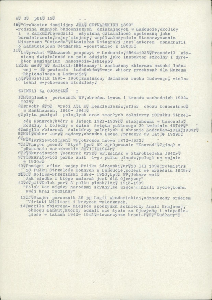 Karta cmentarza, skan nr 8