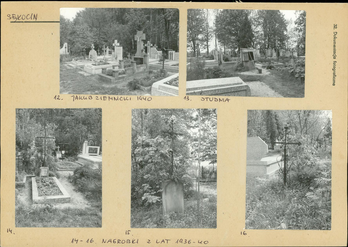 Karta cmentarza, skan nr 6