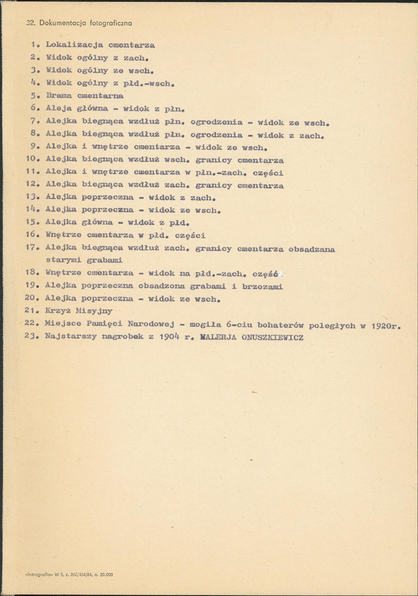 KC - Karta cmentarza, skan nr 4