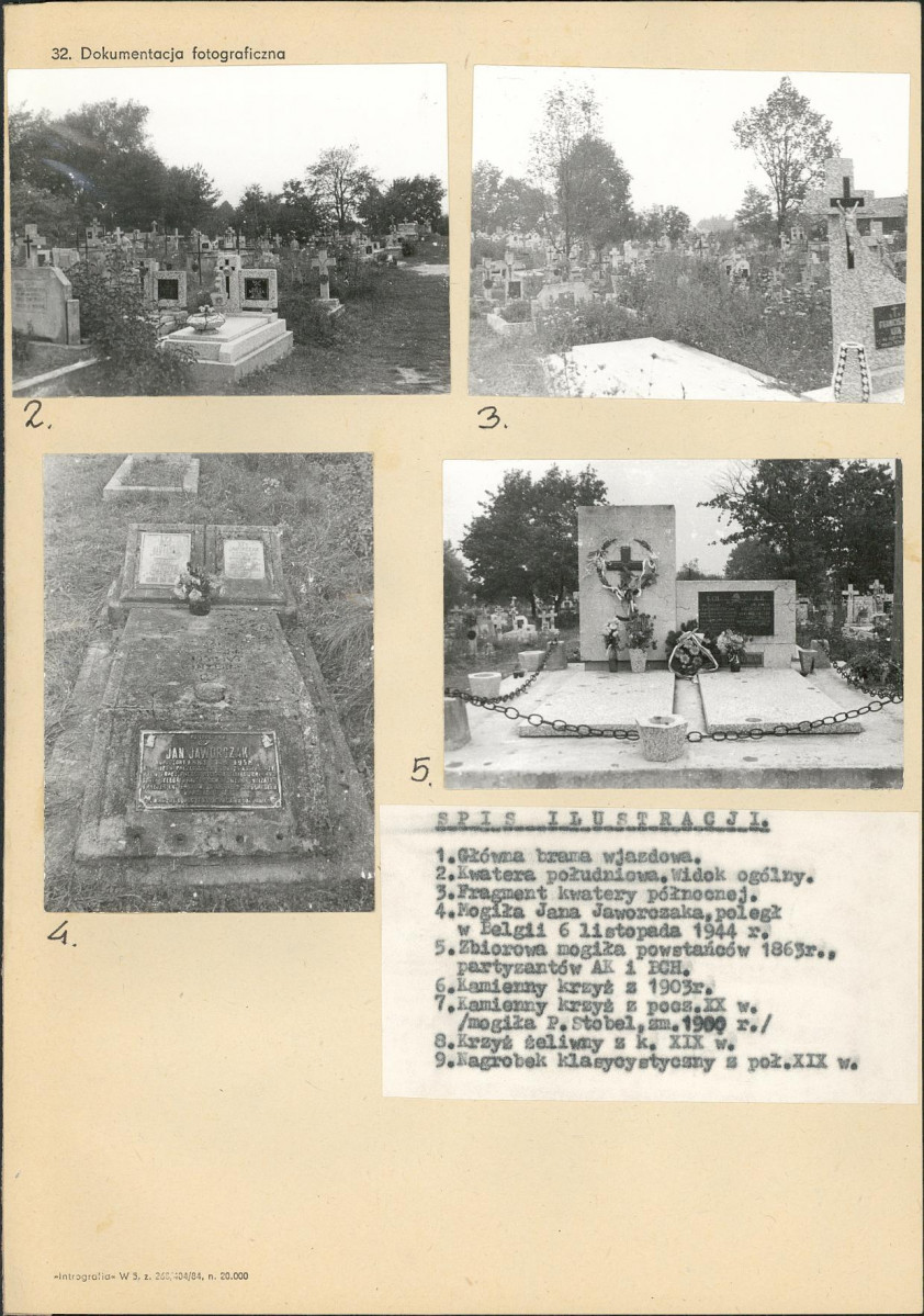 Karta cmentarza, skan nr 4