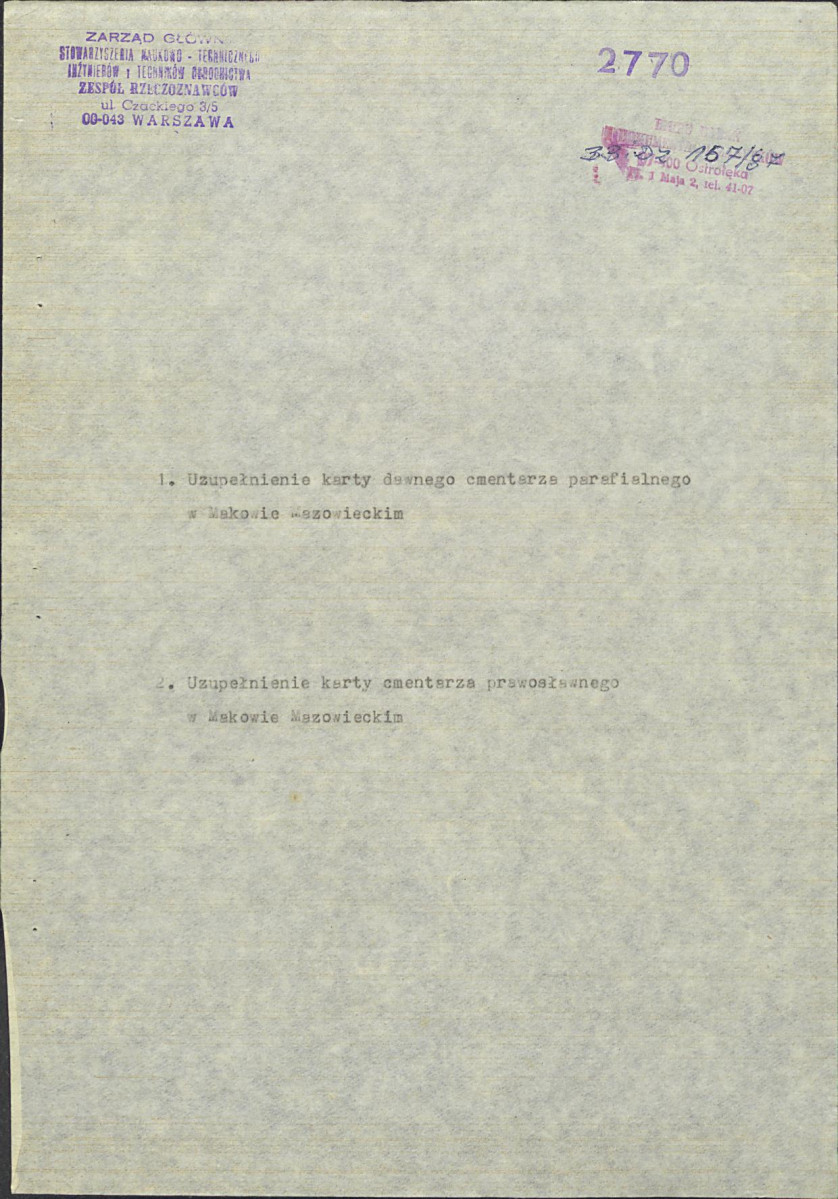Karta cmentarza, skan nr 5