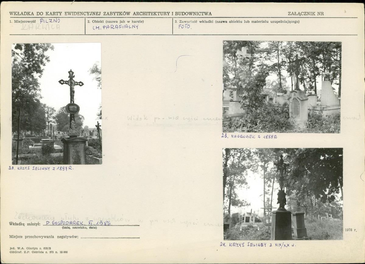 Karta cmentarza, skan nr 9