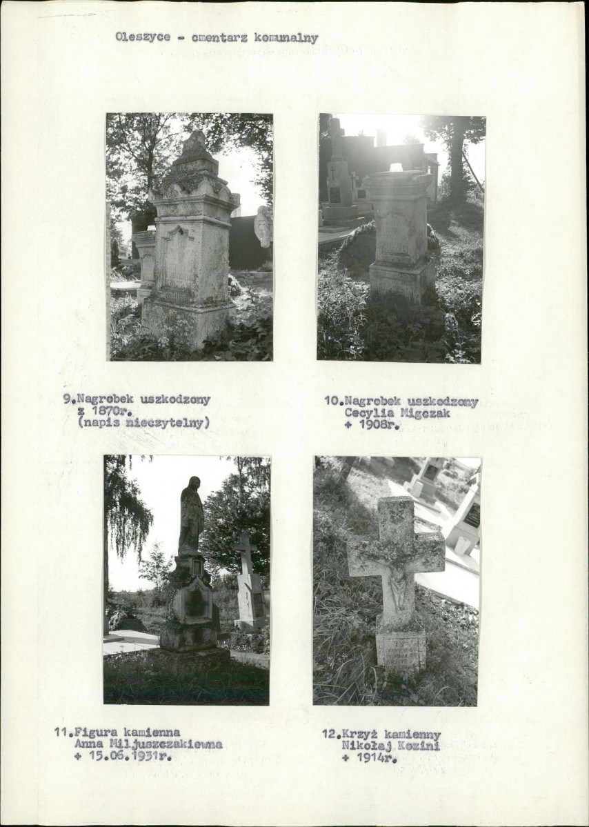 Karta cmentarza, skan nr 6