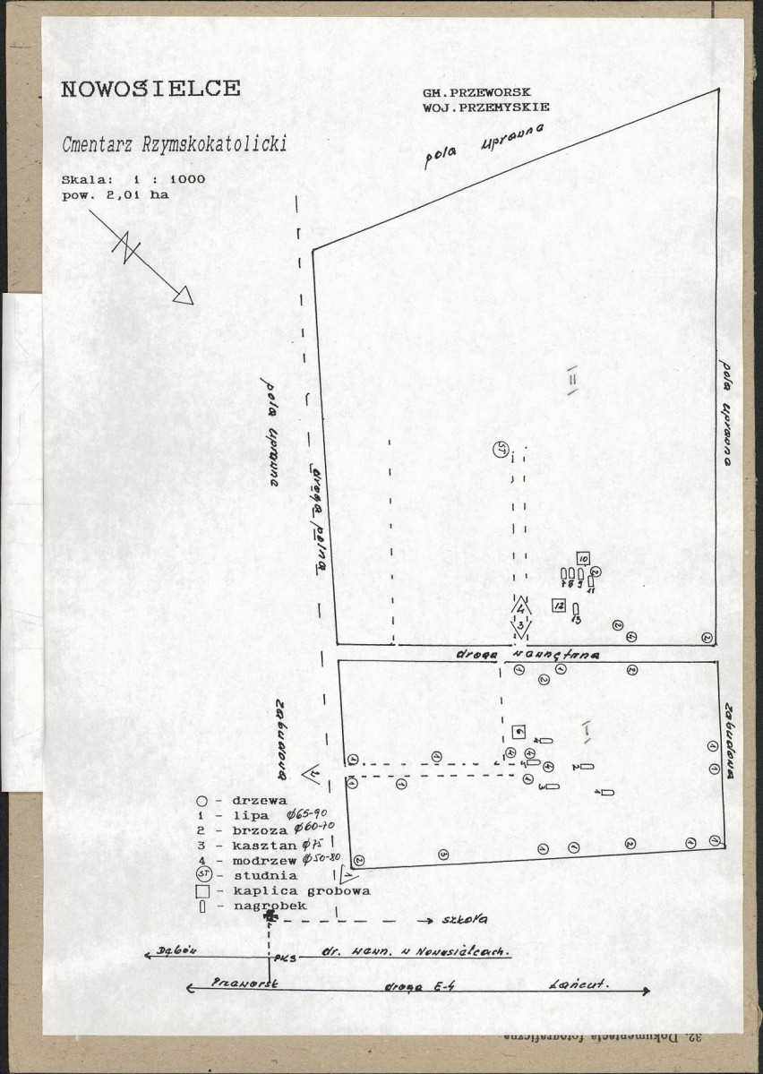 Karta cmentarza, skan nr 5