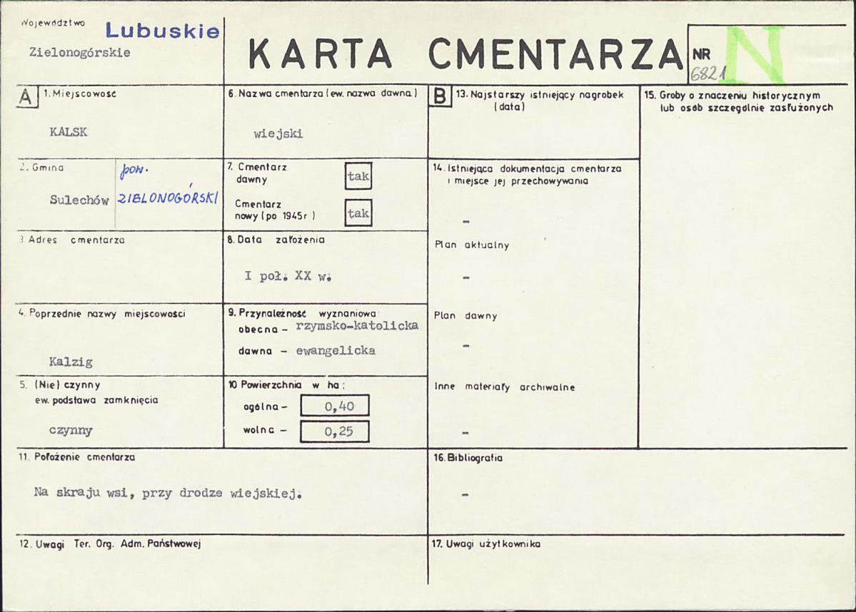 Karta cmentarza, skan nr 1