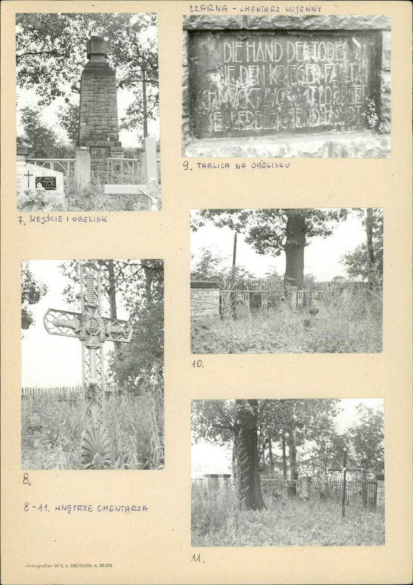 Karta cmentarza, skan nr 6