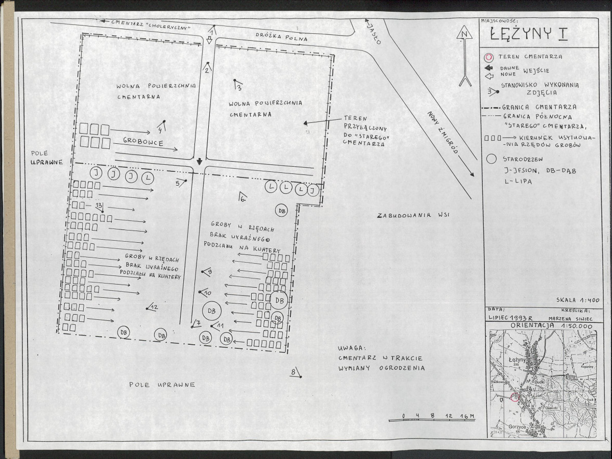 Karta cmentarza, skan nr 3