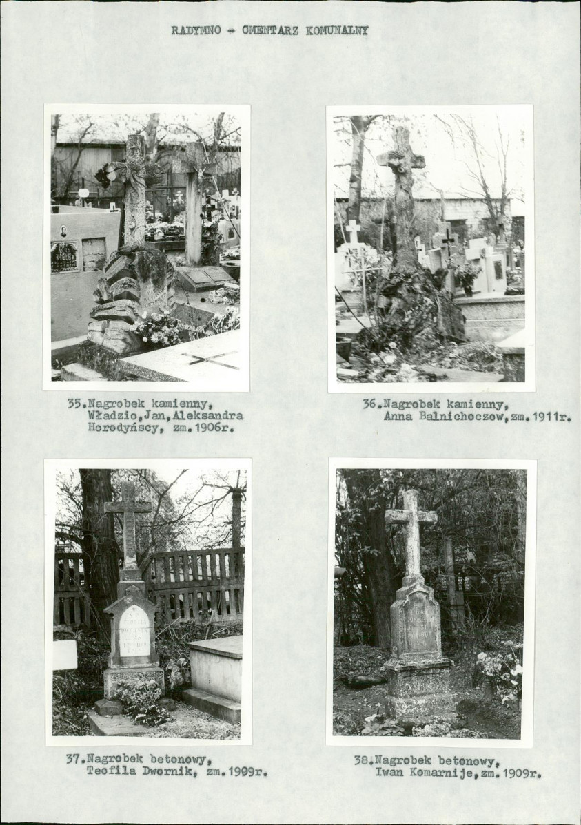 Karta cmentarza, skan nr 13