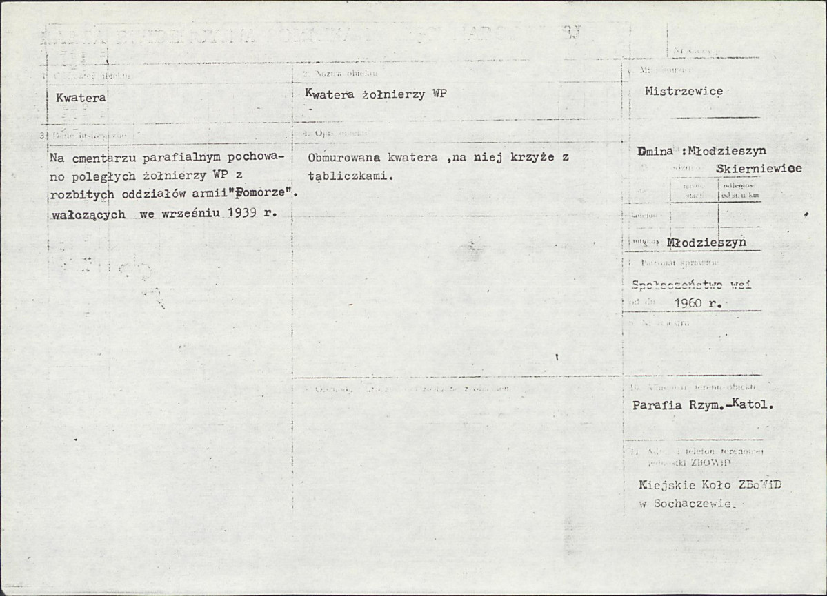 Karta cmentarza, skan nr 8