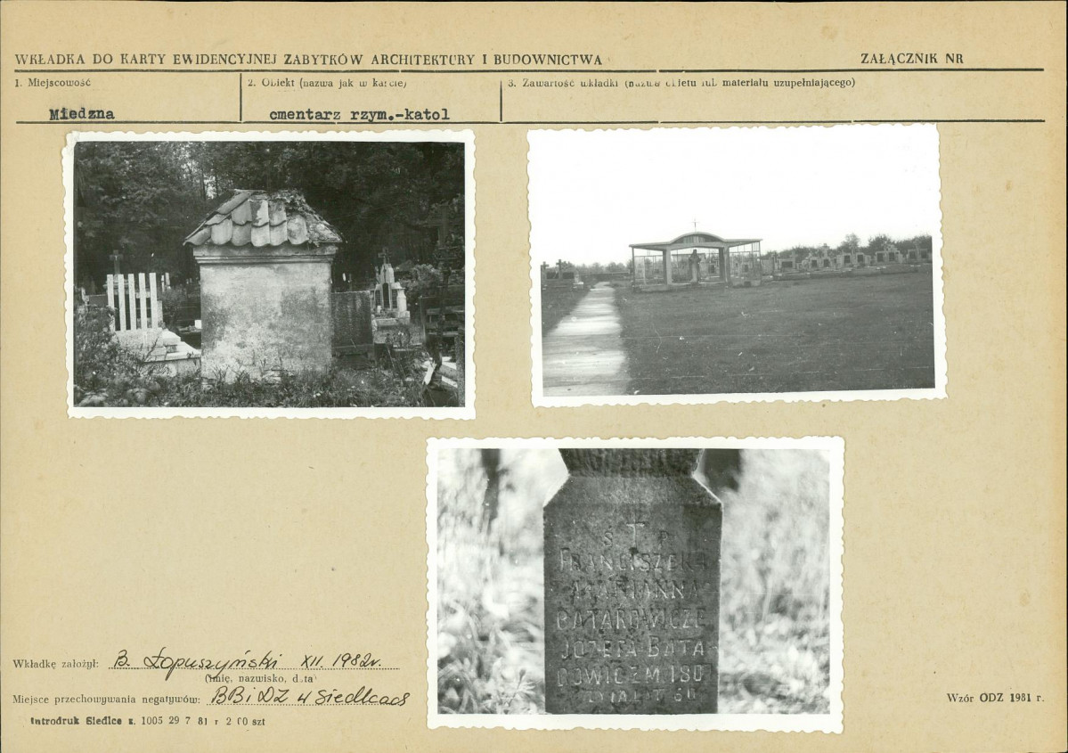 Karta cmentarza, skan nr 6