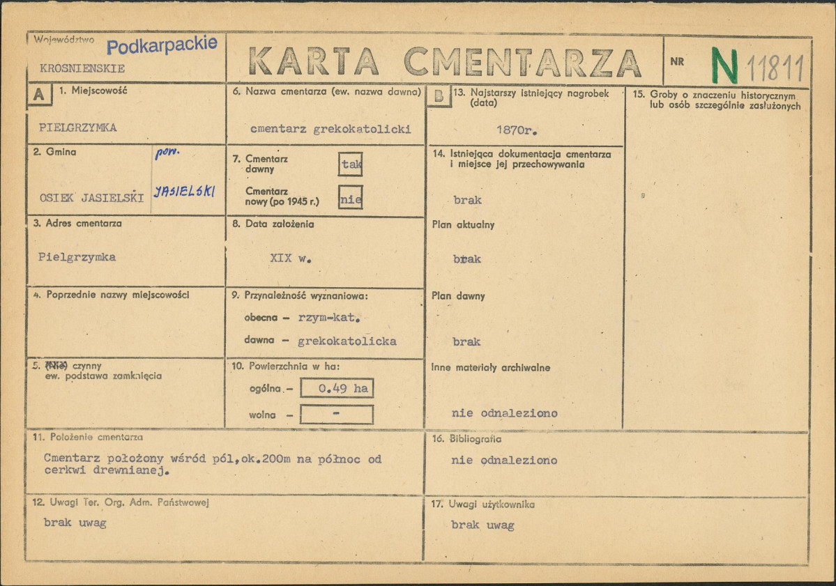 Karta cmentarza, skan nr 1
