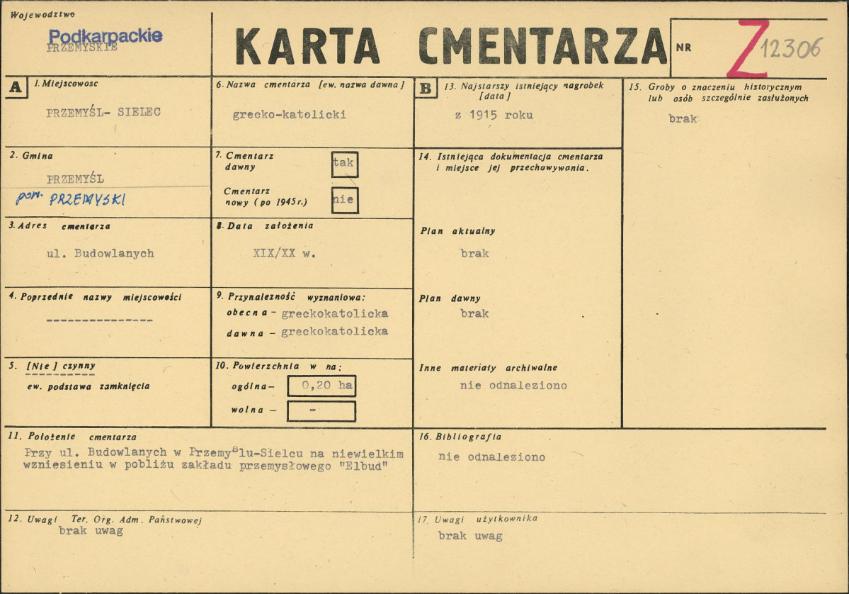 Karta cmentarza, skan nr 1