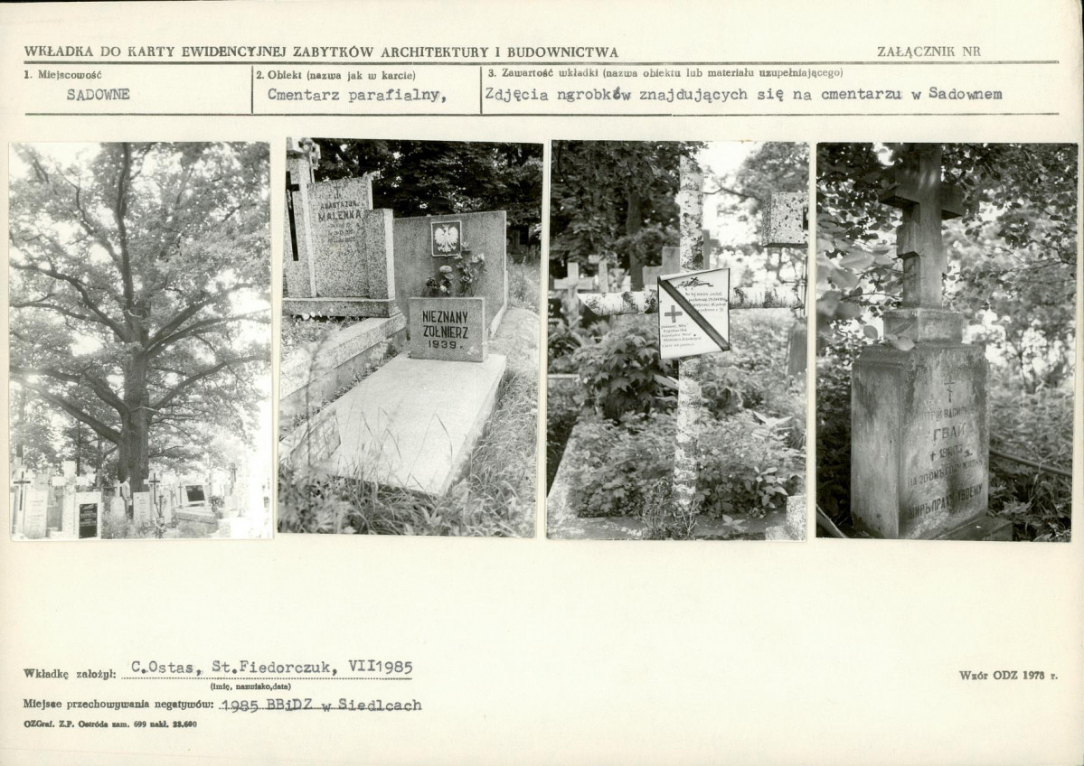 Karta cmentarza, skan nr 6
