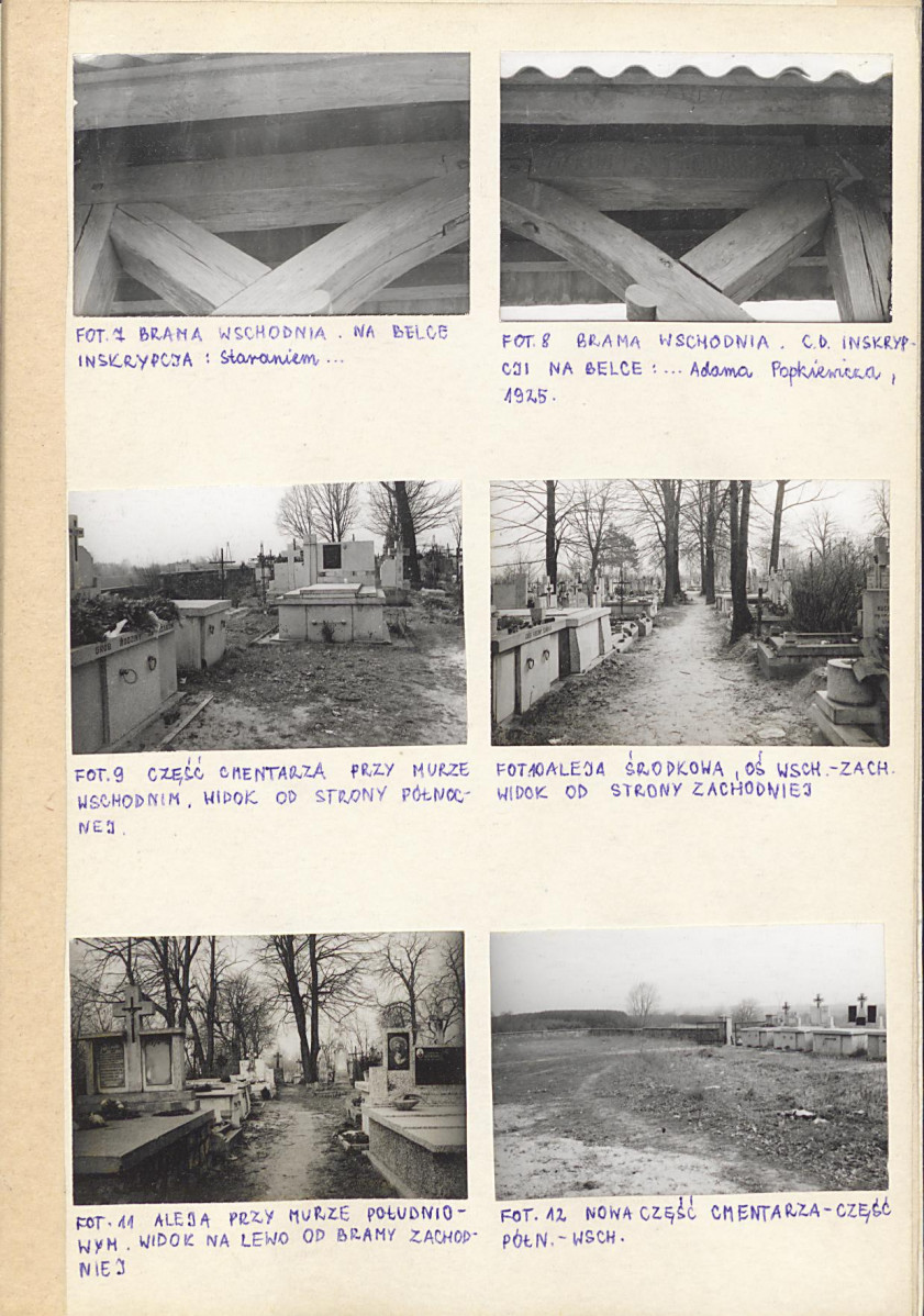 Karta cmentarza, skan nr 6