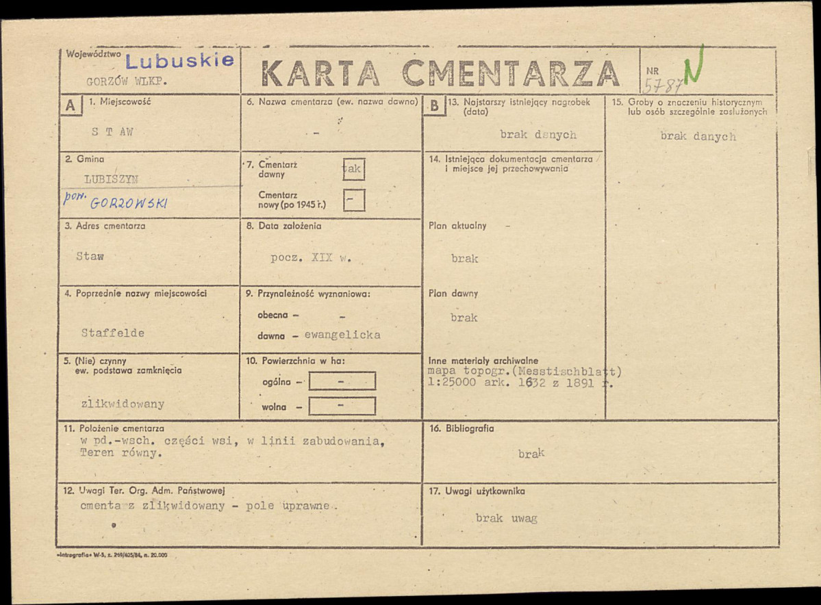 Karta cmentarza, skan nr 1