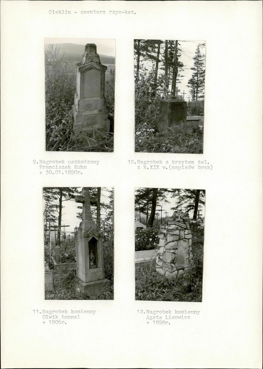 Karta cmentarza, skan nr 6