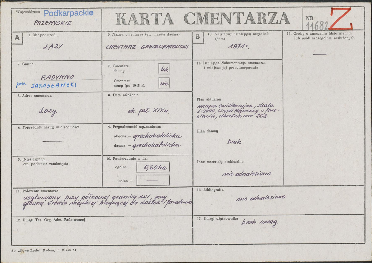 Karta cmentarza, skan nr 1