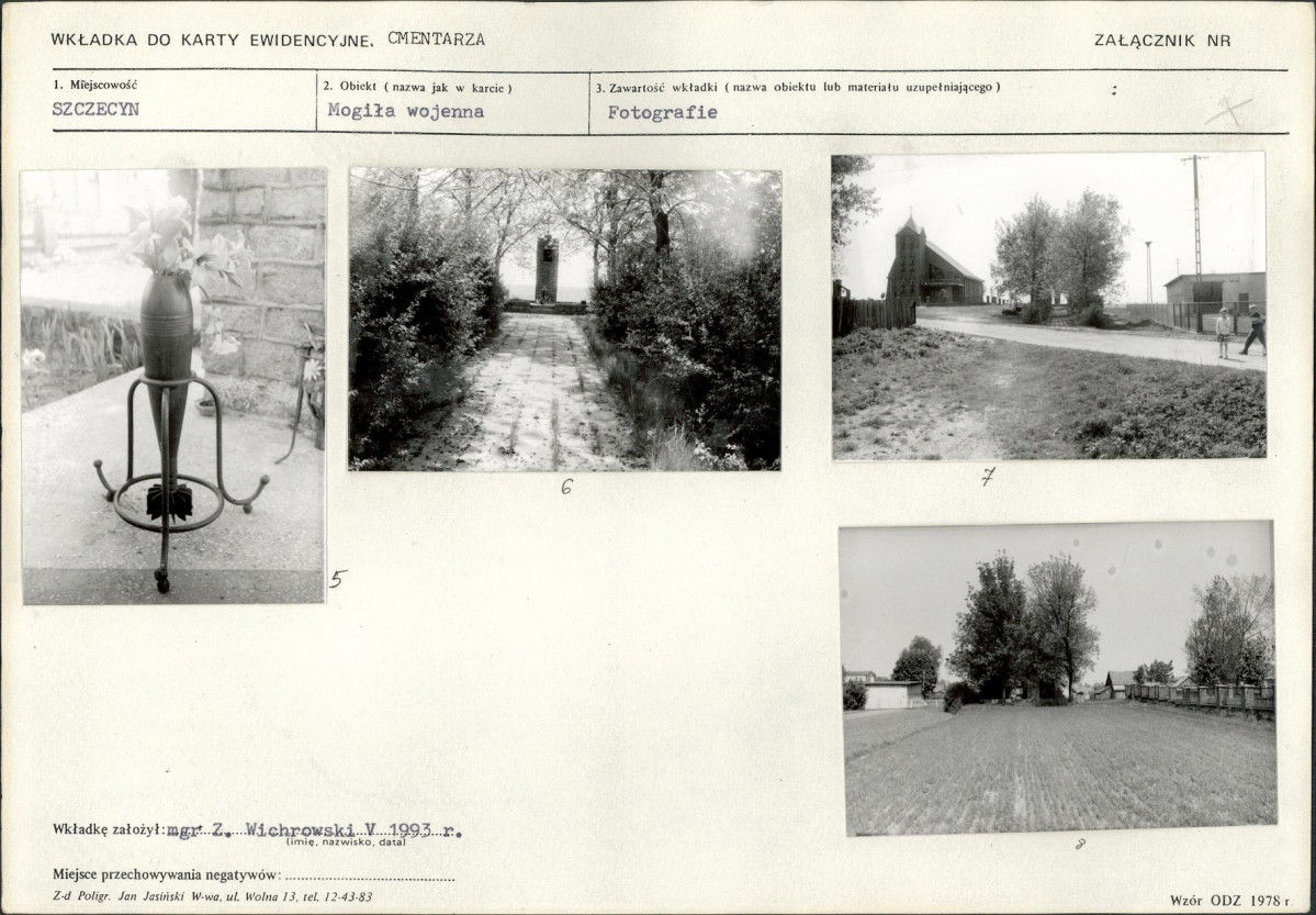 Karta cmentarza, skan nr 5