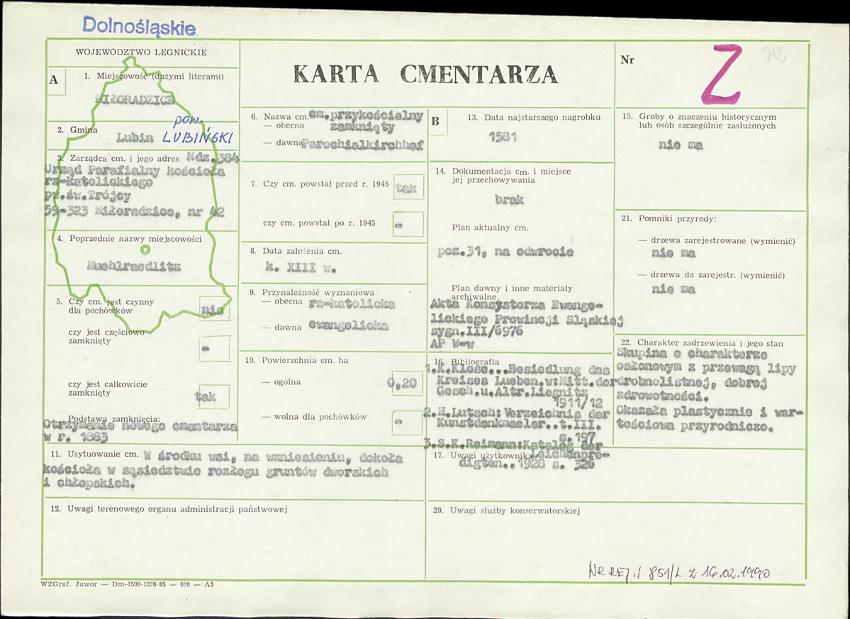 Karta cmentarza, skan nr 1