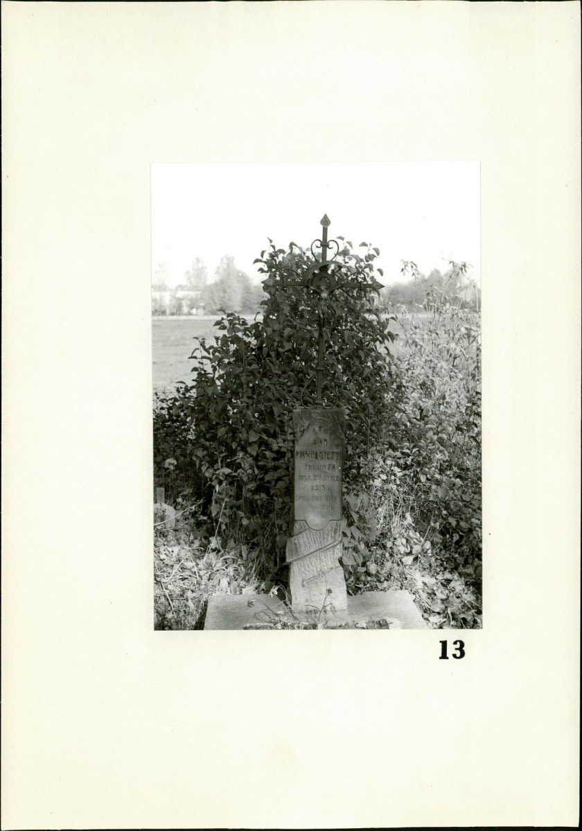 Karta cmentarza, skan nr 11