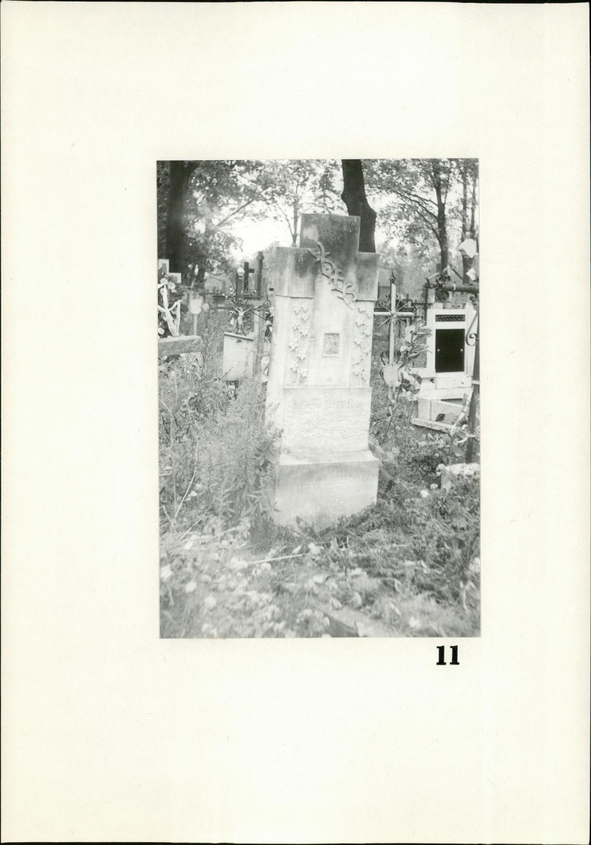 Karta cmentarza, skan nr 13