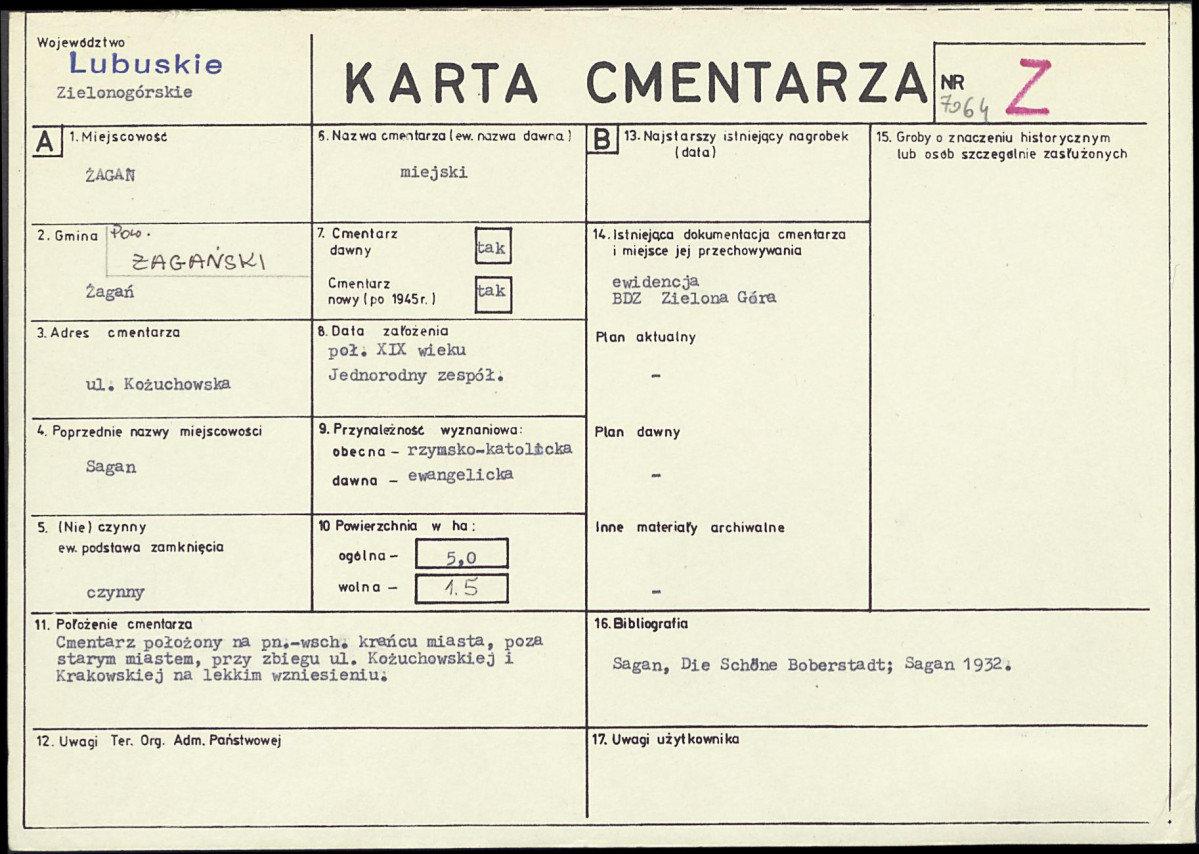 Karta cmentarza, skan nr 1