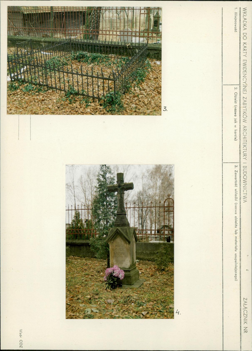 Karta cmentarza, skan nr 6