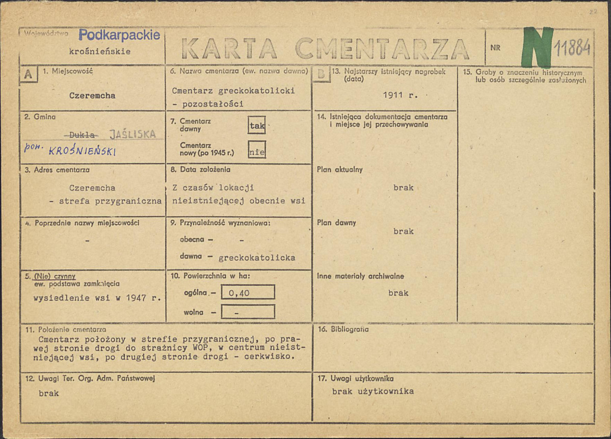 Karta cmentarza, skan nr 1