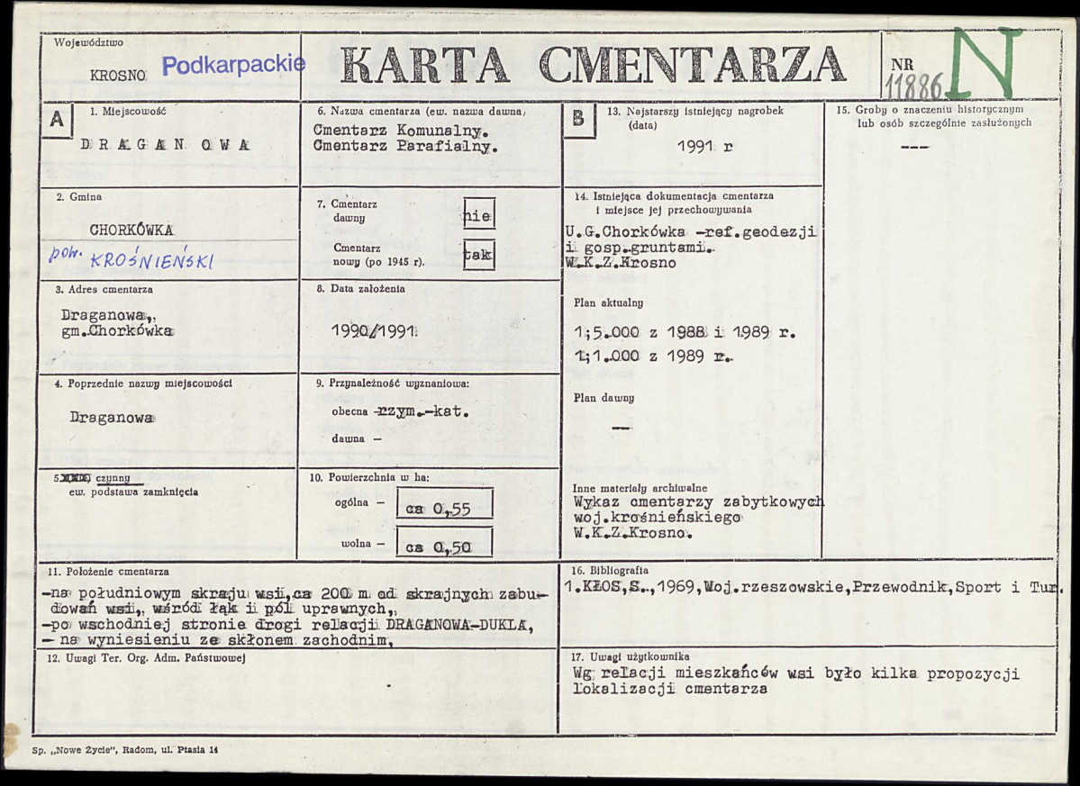 Karta cmentarza, skan nr 1