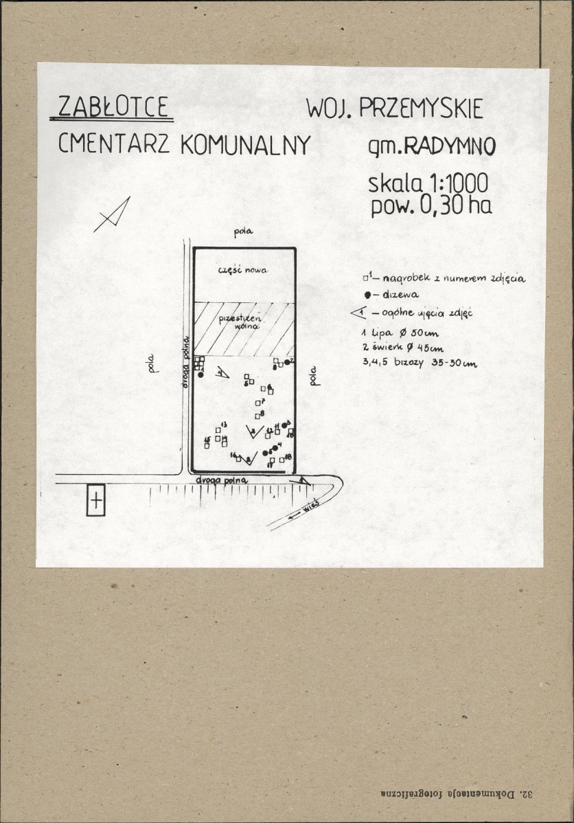 Karta cmentarza, skan nr 3